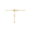 collier natuurlijke kleurstenen 41 – 43 – 45 cm 14K geelgoud - Afbeelding 3