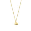 collier olifant 36 + 2 + 2 cm 14K geelgoud