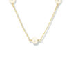 collier parel 40 - 42 - 44 cm 14K geelgoud