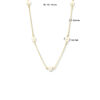 collier parel 40 - 42 - 44 cm 14K geelgoud - Afbeelding 4