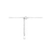 collier parel 41 + 4 cm zilver gerhodineerd - Afbeelding 3