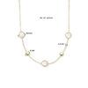 collier parelmoer 40 - 42 - 44 cm 14K geelgoud - Afbeelding 4