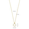 collier parelmoer 41 - 43 - 45 cm 14K geelgoud - Afbeelding 4