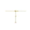 collier robijn, opaal en rondjes 41 - 43 - 45 cm 14K geelgoud - Afbeelding 3