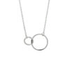 collier rondjes 1,2 mm 41 + 4 cm zilver gerhodineerd - Afbeelding 4