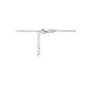 collier rondjes 42 + 3 cm zilver gerhodineerd - Afbeelding 3