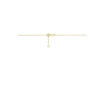 collier roze topaas en zirkonia 40 - 42 - 44 cm 14K geelgoud - Afbeelding 3