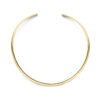 collier spang ovale buis 14K geelgoud