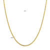 collier venetiaans 3 mm 45 cm 14K geelgoud - Afbeelding 4