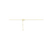 collier vlinder 40 - 42 - 44 cm 14K geelgoud - Afbeelding 3