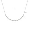 collier zirkonia 40 + 5 cm zilver gerhodineerd - Afbeelding 4