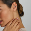 earcuff zilver gerhodineerd - Afbeelding 2