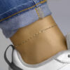enkelbandje plaatjes 1,5 mm 24 - 26 cm 14K geelgoud - Afbeelding 2