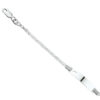 graveerarmband anker plaat 5,0 mm 13-15 cm zilver wit - Afbeelding 2