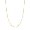 graveercollier plaatjes 1,6 mm 41 + 4 cm 14K geelgoud