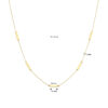 graveercollier plaatjes 16 mm 41 + 4 cm 14K geelgoud - Afbeelding 4