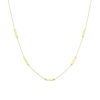 graveercollier plaatjes 16 mm 41 + 4 cm 14K geelgoud