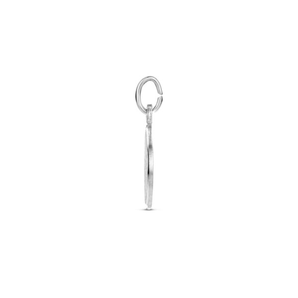 graveerhanger poli/ijsmat 12 mm zilver gerhodineerd - Afbeelding 3