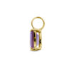 hanger amethist 14K geelgoud - Afbeelding 3