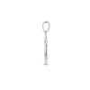 hanger baby voetjes zirkonia zilver gerhodineerd - Afbeelding 3