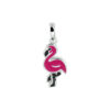 hanger flamingo zilver gerhodineerd