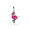 hanger flamingo zilver gerhodineerd - Afbeelding 3