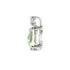hanger groen amethist en zirkonia 13 mm zilver gerhodineerd - Afbeelding 3
