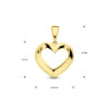 hanger hart 14K geelgoud - Afbeelding 4