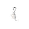 hanger hart parel en zirkonia zilver gerhodineerd - Afbeelding 3