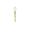 hanger hart regenboog zirkonia 14K geelgoud - Afbeelding 3