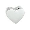 hanger hart zilver gerhodineerd