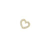 hanger hartje diamant 0.04ct h si 5 mm 14K geelgoud