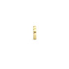 hanger hartje diamant 0.04ct h si 5 mm 14K geelgoud - Afbeelding 3