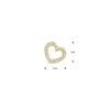 hanger hartje diamant 0.04ct h si 5 mm 14K geelgoud - Afbeelding 4