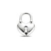 hanger hartje/slotje zilver gerhodineerd