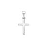 hanger kruis 13 mm zilver gerhodineerd