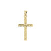 hanger kruis gediamanteerd 14K geelgoud