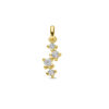 hanger zirkonia 14K geelgoud