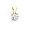 hanger zirkonia 14K geelgoud