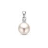 hanger zirkonia en parel zilver gerhodineerd