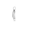 hanger zirkonia poli/mat 22 mm zilver gerhodineerd - Afbeelding 3