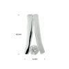 hanger zirkonia poli/mat zilver gerhodineerd - Afbeelding 2