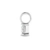 hanger zirkonia zilver gerhodineerd - Afbeelding 3