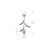 hanger zirkonia zilver gerhodineerd - Afbeelding 4