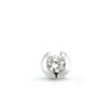 hanger zirkonia zilver gerhodineerd