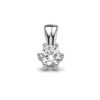 hanger zirkonia zilver gerhodineerd