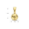 hanger zon 14K geelgoud - Afbeelding 4