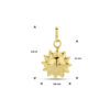 hanger zon 14K geelgoud - Afbeelding 4