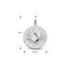 hanger zon zilver gerhodineerd - Afbeelding 5