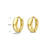 klapoorringen 10 mm 14K geelgoud - Afbeelding 4